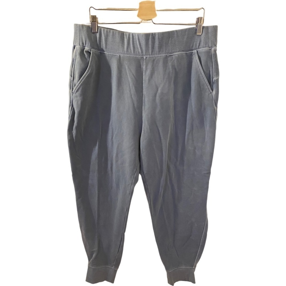 Eddie Bauer sweatpants. Size XL. Dusty blue. Elastic waist and cuffs.
